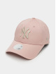 New Era Snapback Caps Metallic Logo 9 Forty New York Yankees roosa