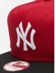 New Era Snapback MLB Cotton Block NY Yankees èervená