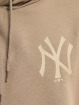 New Era Sweat capuche MLB New York Yankees League Essentials Oversized brun