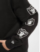 New Era Sweat capuche NFL Las Vegas Raiders Distressed Sleeve Print noir