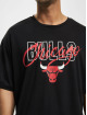 New Era T-paidat Script Oversized Mesh Chicago Bulls musta