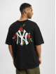 New Era T-paidat MLB Floral Graphic Oversized New York Yankees musta