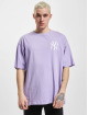 New Era T-paidat MLB New York Yankees League Essentials Oversized vaaleanpunainen