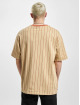New Era t-shirt Pinstripe Oversized beige