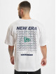 New Era T-Shirt Stacked Graphic Oversized blanc