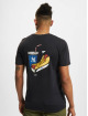 New Era t-shirt MLB New York Yankees Stadium Food Graphic blauw