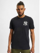 New Era t-shirt MLB New York Yankees Stadium Food Graphic blauw