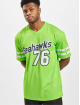 New Era T-Shirt NFL Seattle Seahawks Stripe Sleeve Oversized grün
