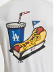 New Era T-Shirt MLB Los Angeles Dodgers Stadium Food Graphic weiß
