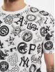 New Era t-shirt MLB Multi Team All Over Print Distressed Logo wit