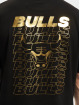New Era t-shirt NBA Chicago Bulls Staked Metallic Print Oversized zwart