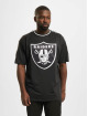 New Era T-Shirty NFL Las Vegas Raiders Taping Oversized czarny