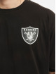 New Era T-skjorter NFL Las Vegas Raiders Left Chest Team Logo OS svart
