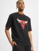New Era T-skjorter NBA Chicago Bulls Mesh Team Logo Oversized svart