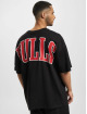 New Era Trika NBA Infill Logo Oversized Chicago Bulls čern