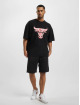 New Era Trika NBA Infill Logo Oversized Chicago Bulls čern