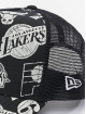 New Era trucker cap NBA Chicago Bulls All Over Print zwart