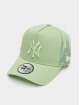 New Era Trucker Caps Tonal Mesh New York Yankees A Frame zelený