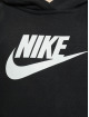 Nike Bluzy z kapturem Crop czarny
