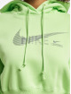 Nike Felpa con cappuccio W Nsw Swoosh Fleece PO verde