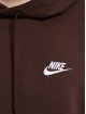 Nike Hoody Club braun