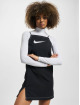 Nike jurk Nsw Swoosh Woven Cami zwart