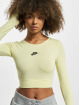 Nike Langærmede W Nsw Crop grøn