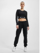 Nike Langærmede W NSW Crop Tape sort