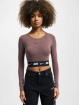 Nike Longsleeve Nsw Crop braun