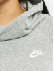 Nike Mikiny Essential Fleece Longsleeve šedá