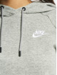 Nike Mikiny Essntl Flc šedá