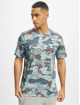 Nike Performance T-Shirt Dri-Fit Legend Camo All Over Print blau
