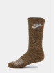 Nike Ponožky Everyday Plus Cush Crew 2 Pack hnědožlutý