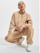 Nike Pullover Nsw Phnx Flc Qz Crop beige