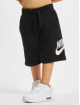 Nike shorts Club Hbr Ft zwart