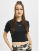 Nike T-Shirt W Nsw Essntl Slim Crp Lbr black