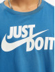 Nike T-Shirt Just Do It Swoosh bleu