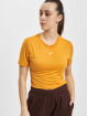 Nike T-Shirt Sportswear Essential Crop gelb