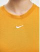 Nike T-Shirt Sportswear Essential Crop gelb
