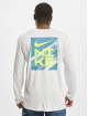 Nike T-Shirt manches longues Dri-Fit blanc