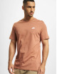 Nike T-shirt Club marrone