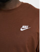 Nike T-shirt Sportswear Club marrone