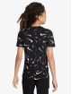 Nike T-Shirt Swoosh Aop noir