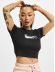 Nike T-Shirt Slim Crp Swoosh noir