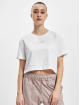 Nike t-shirt Sportswear Print Crop wit