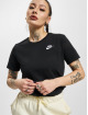 Nike t-shirt Club zwart