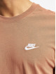 Nike T-shirts Club brun