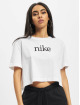 Nike T-shirts Crop Craft hvid