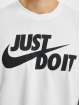 Nike T-skjorter Just Do It Swoosh hvit