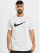 Nike T-skjorter Swoosh hvit